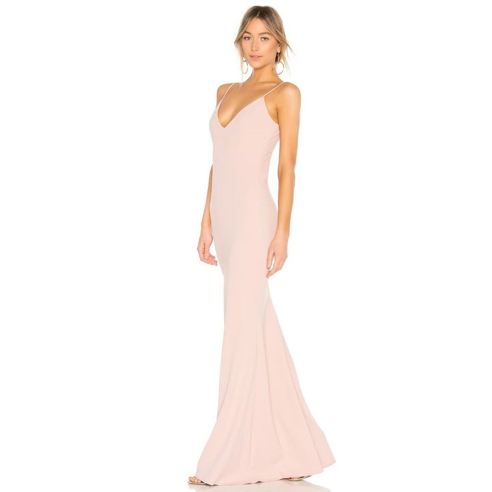 Katie May Bambi Gown Blush Pale Pink Long Formal